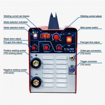 Ηλεκτροκόλληση Inverter ELTIG 160HF