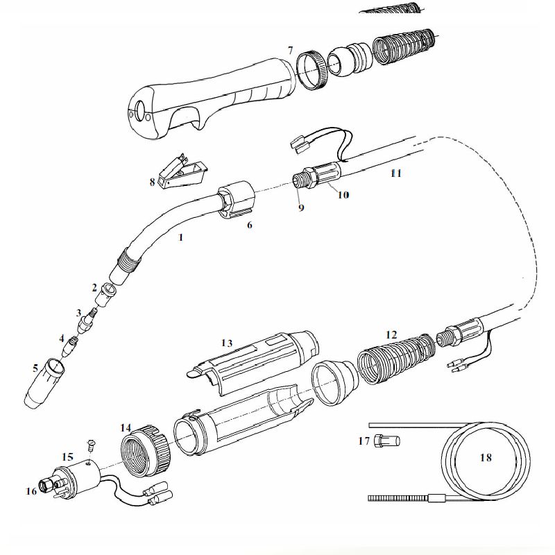 Τσιμπίδα Mig FM 36 3μ Τσιμπίδα Mig FM 36 3μ